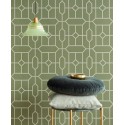 Papeldecor|Wallpaper geometric figures olive green|Wallpaper
