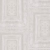 Papeldecor|Wallpaper white carved wood with damask-style ornaments|Wood Imitation