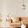 Papeldecor|Papier peint bois sculpté blanc avec ornements style damas|Imitation Bois