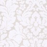 Papeldecor|Wallpaper damask white and beige, elegant and contemporary|Wallpaper
