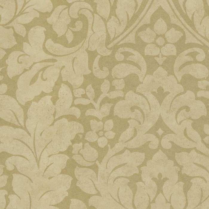 Papeldecor|Vliestapete Damast Gelb und Gold|Tapeten