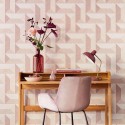 Papeldecor|Papier peint béton géométrique effet 3D|Papier Peint