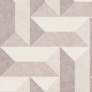 Eijffinger|Retro-moderne geometrische Tapete runde Formen terrakotta rosa|Geometrisch