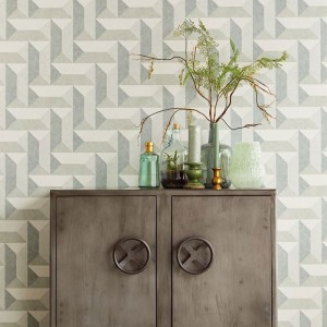 As Creation|Wallpaper vintage damask flowers beige blue|Wallpaper 2