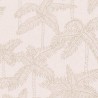 Papeldecor|Premium-Tapete Pastellrosa mit goldenen Palmen im Metallic-Look|Tapeten