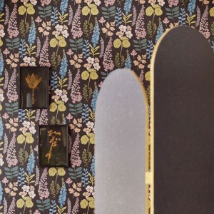 Papeldecor|Wallpaper black and silver metallic damask|Wallpaper 2