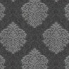 Architects Paper|Damast-Tapete schwarz und silber metallisiert, pure Eleganz|Tapeten
