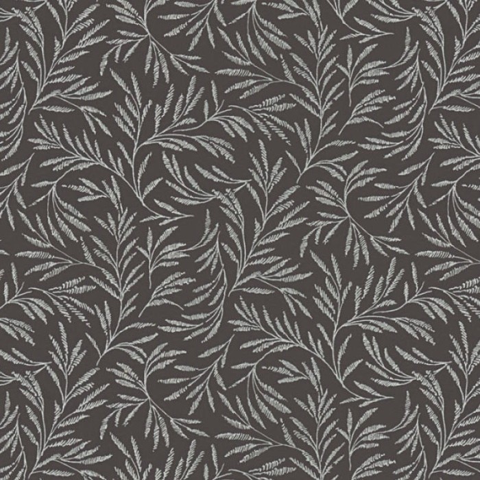 Architects Paper|apel pintado moderno con estampado negro metalizado de ramas de olivo|Papel Pintado