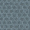 Architects Paper|Blaue Tapete metallisiert mit modernen Mustern|Tapeten