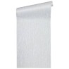 Architects Paper|apel pintado moderno plata metalizado efecto pared rayada|Papel Pintado