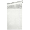Architects Paper|Modern wallpaper in metallic white|Wallpaper
