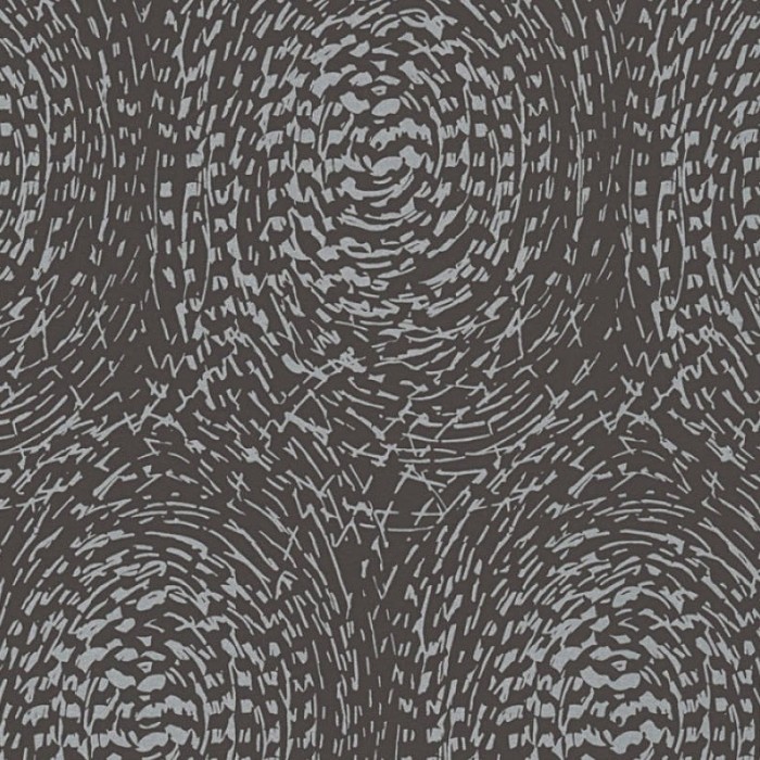 Architects Paper|Modern hallway wallpaper in metallic black|Wallpaper