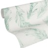 Papeldecor|Papel pintado floral, ramas de palmera verde|Papel Pintado