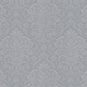 As Creation|Wallpaper arabesque damask style in brown and ochre|Damask
