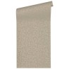 Papeldecor|Wallpaper bronze metallic with bouquets and leaves|Wallpaper