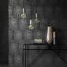 Papeldecor|Wallpaper ideal modern hallway black metallic design|Wallpaper