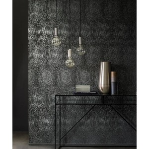 Eijffinger|Modern style lilac purple thick textile rope mosaic wallpaper|Modern 2