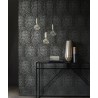 Papeldecor|Wallpaper ideal modern hallway black metallic design|Wallpaper