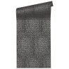 Papeldecor|Wallpaper ideal modern hallway black metallic design|Wallpaper