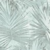 Papeldecor|Papier Peint moderne, feuilles de palmier turquoise|Papier Peint