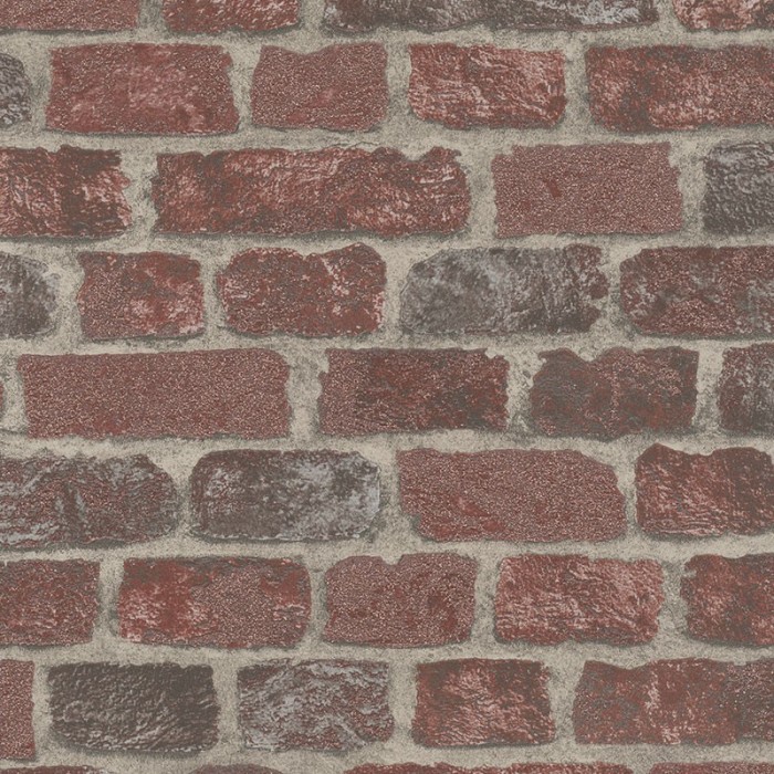 Marburg|Papel pintado ladrillo rojo lama|Imitacion Ladrillo