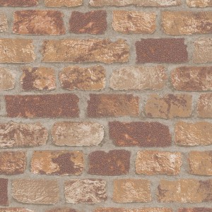 Papeldecor|Wallpaper light gray exposed brick|Brick Imitation