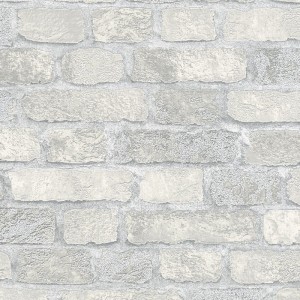 Papeldecor|Wallpaper black embossed brick|Brick Imitation