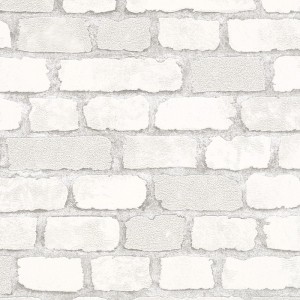 As Creation|Papier Peint brique gris clair|Imitation Brique
