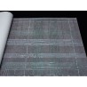 Marburg|Checkered wallpaper with textile effect relief in grey|Wallpaper