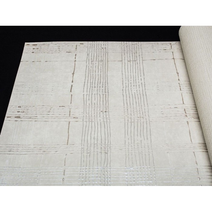 Marburg|Tapete Karos Relief Textildesign Beige|Tapeten