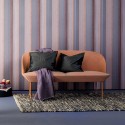 Marburg|Tapete Streifen mit Punkten moderner Stil Rosa Grau Violett|Tapeten