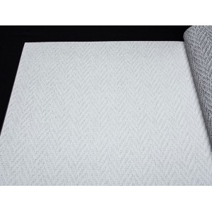 Marburg|Papier peint textile chevrons gris foncé|Imitation Tissu 2