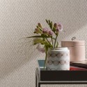 Marburg|Textile herringbone wallpaper in dark grey|Fabric Imitation