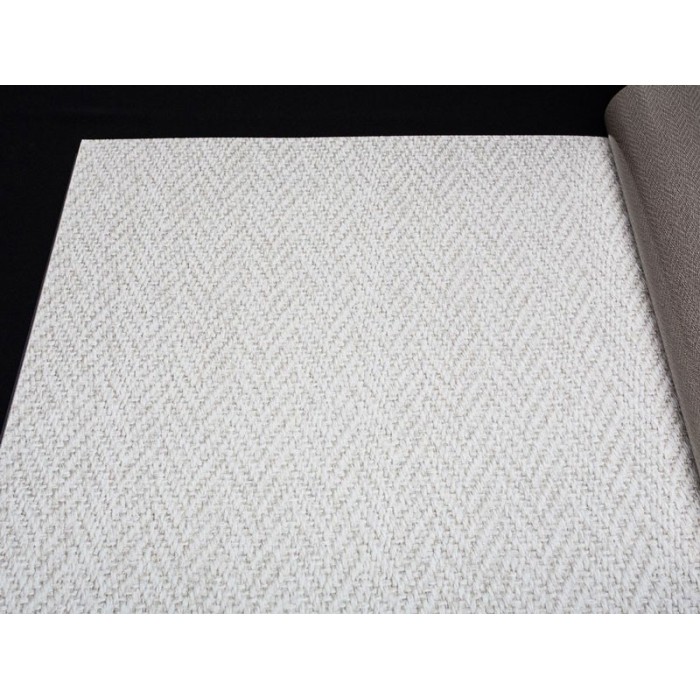 Papeldecor|Tapete Fischgrätgewebe Beige-Creme|Tapeten