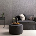 Papeldecor|Papel pintado efecto muro de hormigón liso con textura gris oscuro|Papel Pintado