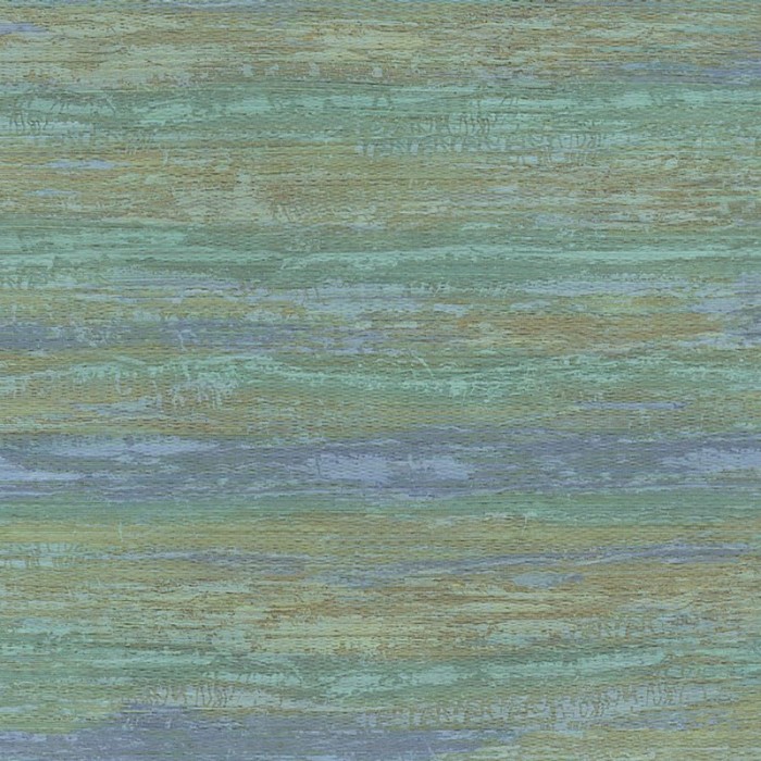 Papel pintado moderno estilo abstracto con textura de rafia verde turquesa -  219-1666