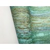Papel pintado moderno estilo abstracto con textura de rafia verde turquesa -  219-1666