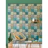 As Creation|Multicolor hydraulic tile mosaic wallpaper|Wallpaper