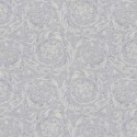 Versace|Papel pintado ornamental metalizado plateado|Papel Pintado