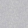 Versace|Ornamental wallpaper with metallic silver texture|Wallpaper