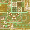 Versace|Barock Collage Tapete klassisch modern grün und gold|Tapeten