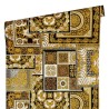 Versace|Barock Collage Tapete klassisch modern schwarz und gold|Tapeten