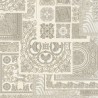 Versace|Papier peint collage baroque style classique moderne argenté|Papier Peint
