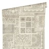 Versace|Papier peint collage baroque style classique moderne argenté|Papier Peint