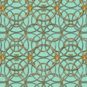 Borastapeter|Wallpaper retro geometric medallion organic waves|Wallpaper