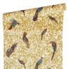 Versace|Papel pintado barroco clásico con pájaros dorado|Papel Pintado