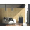 Versace|Baroque wallpaper with floral circles in gold|Wallpaper