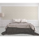 Versace|Classic ornamental wallpaper white cream metallic|Wallpaper