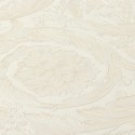 Versace|Papier peint ornemental classique blanc crème métallisé|Papier Peint