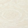 Versace|Classic ornamental wallpaper white cream metallic|Wallpaper
